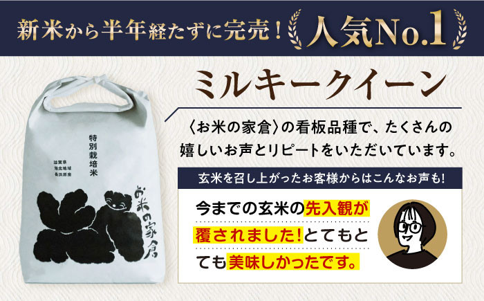定期便 特別栽培米 ミルキークイーン 5kg 白米 米 コメ 5キロ お米 新米 長浜市 おにぎり 炊き込みご飯 人気 おすすめ