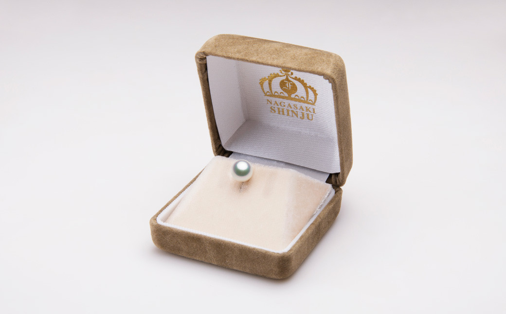 《アコヤ真珠》WG-9.0mm フォーマルパールメンズタイピン 【PREMIUM】