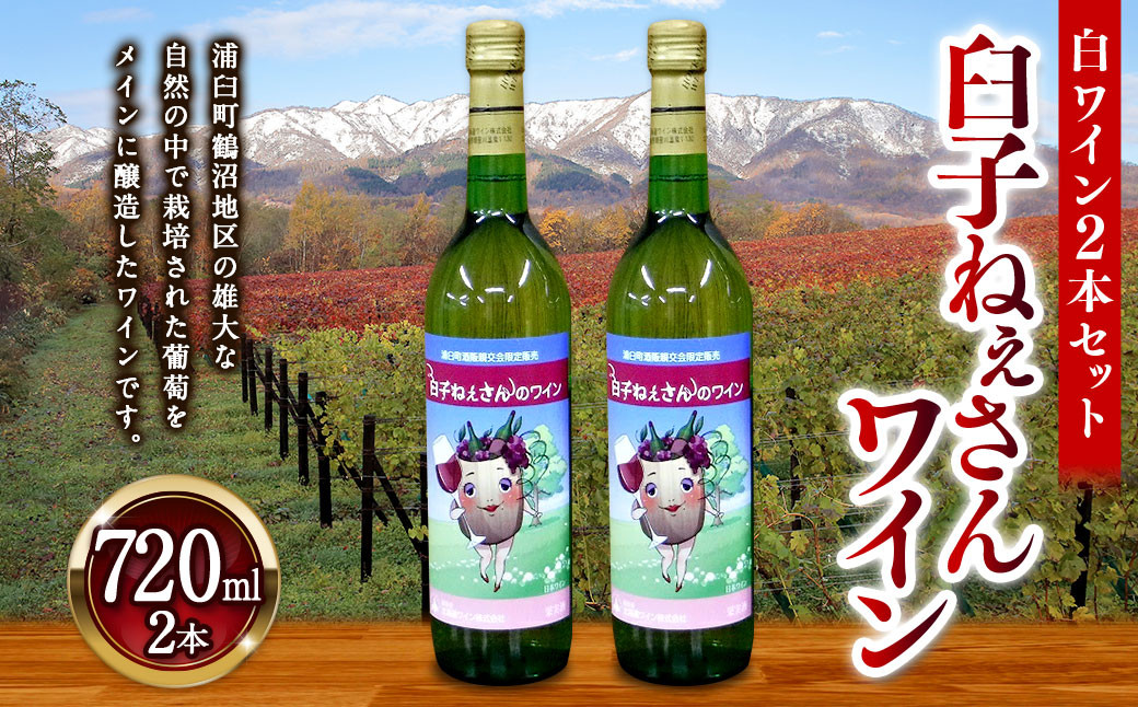 臼子ねぇさんワイン 2本セット 《白2本》