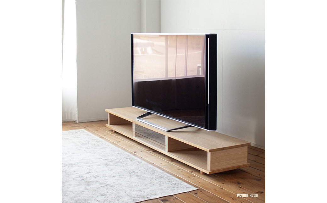 オーク材のテレビボード【180cm】