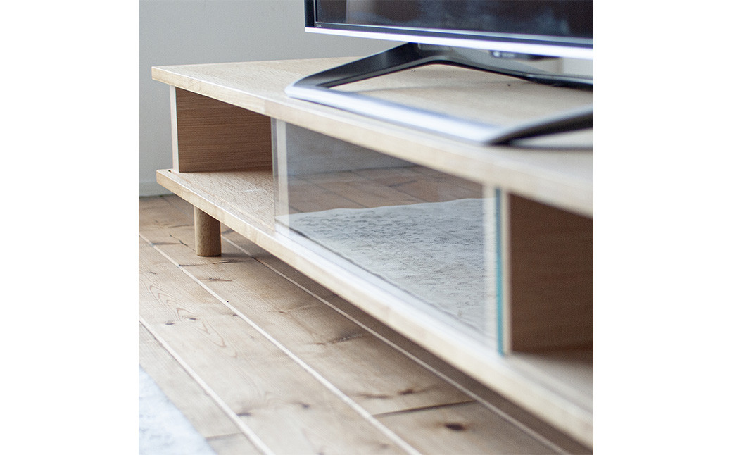 オーク材のテレビボード【200cm】