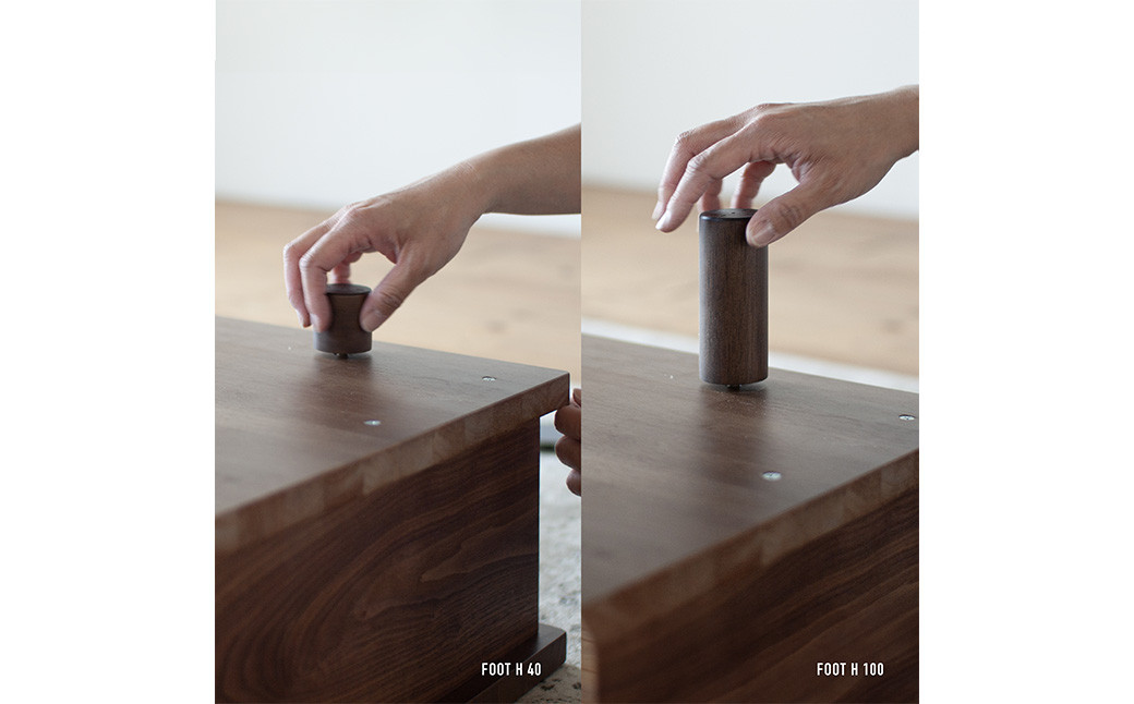 ウォルナット材のテレビボード【180cm】