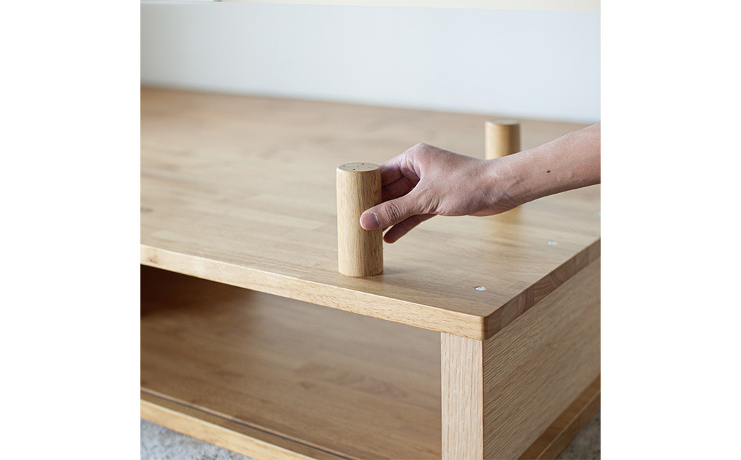 オーク材のテレビボード【180cm】