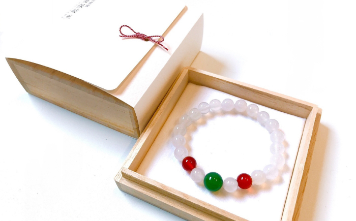 瑪瑙 めのう 白 赤 緑 アクセサリー 美保岐玉 ブレスレット 島根 松江