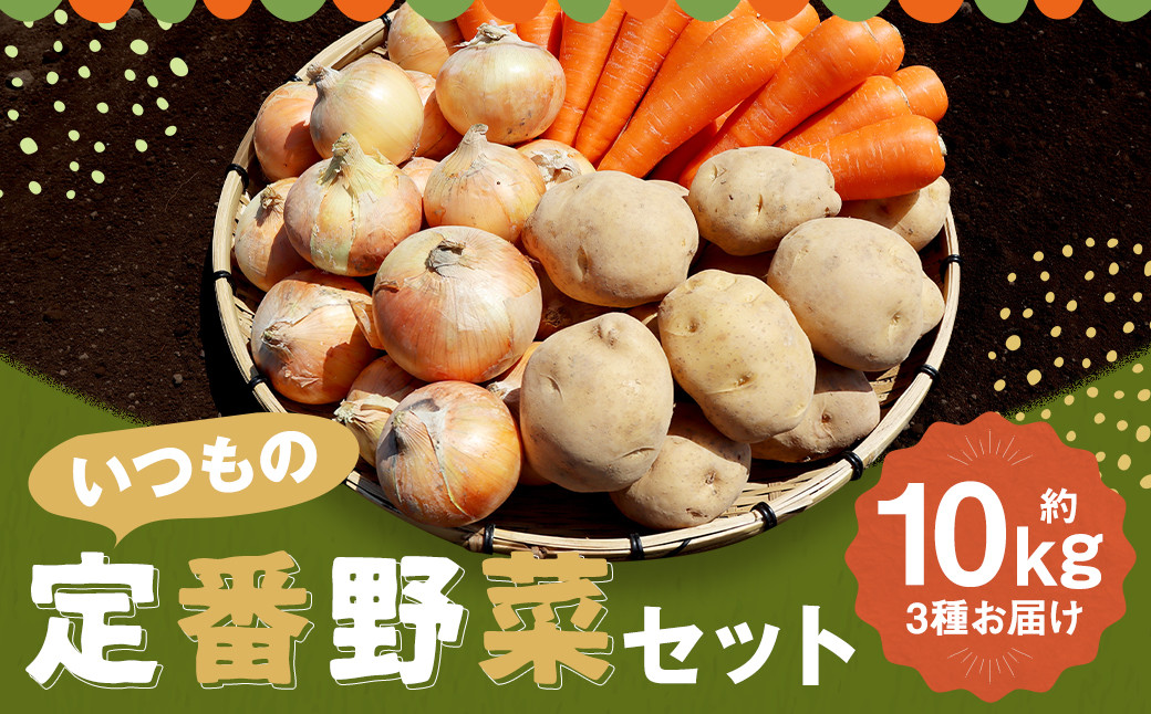 いつもの定番野菜セット どっさり！約10kg