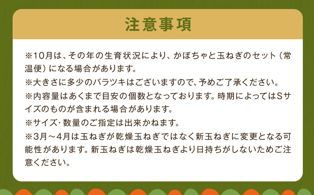 【定期便 3回コース】定番野菜セット定期便 どっさり！約10kg×3回コース