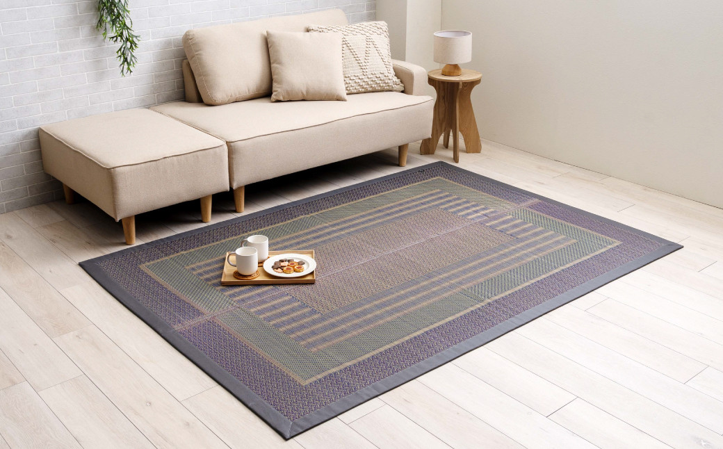 熊本県八代市産のい草を使って織り上げた茣蓙(ござ)『DXオルシャ』(サイズ：95cm×150cm)