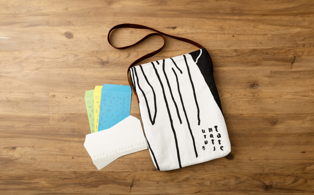 【うごかんとよ(坂本龍馬)】ショルダーバッグ・レターセット / バッグ ファッション 手紙 便箋 セット 長崎県 長崎市