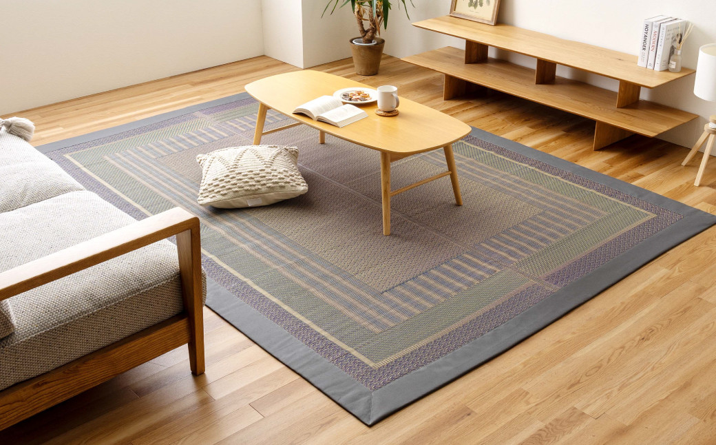 熊本県八代市産のい草を使って織り上げた茣蓙(ござ)『DXオルシャ』(サイズ：191cm×300cm)