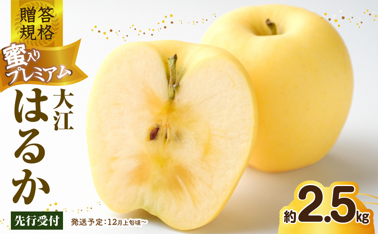 《先行受付》贈答規格 蜜入りプレミアム大江はるか約2.5kg 特秀～秀【2025年12月上旬～発送予定】
