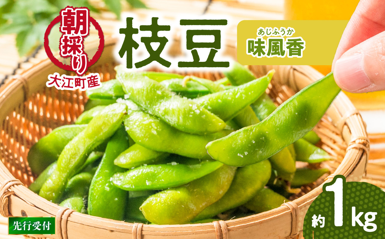 《先行受付》枝豆（味風香）約1kg【2025年7月下旬より順次発送予定】