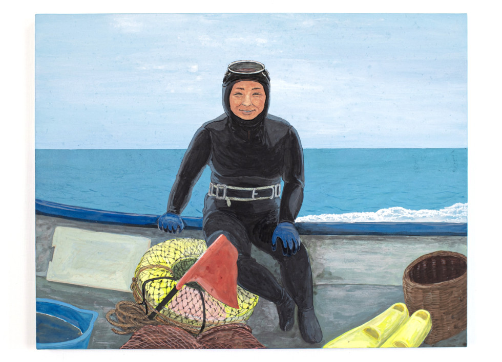 上村光画家が描く海女さんの日常