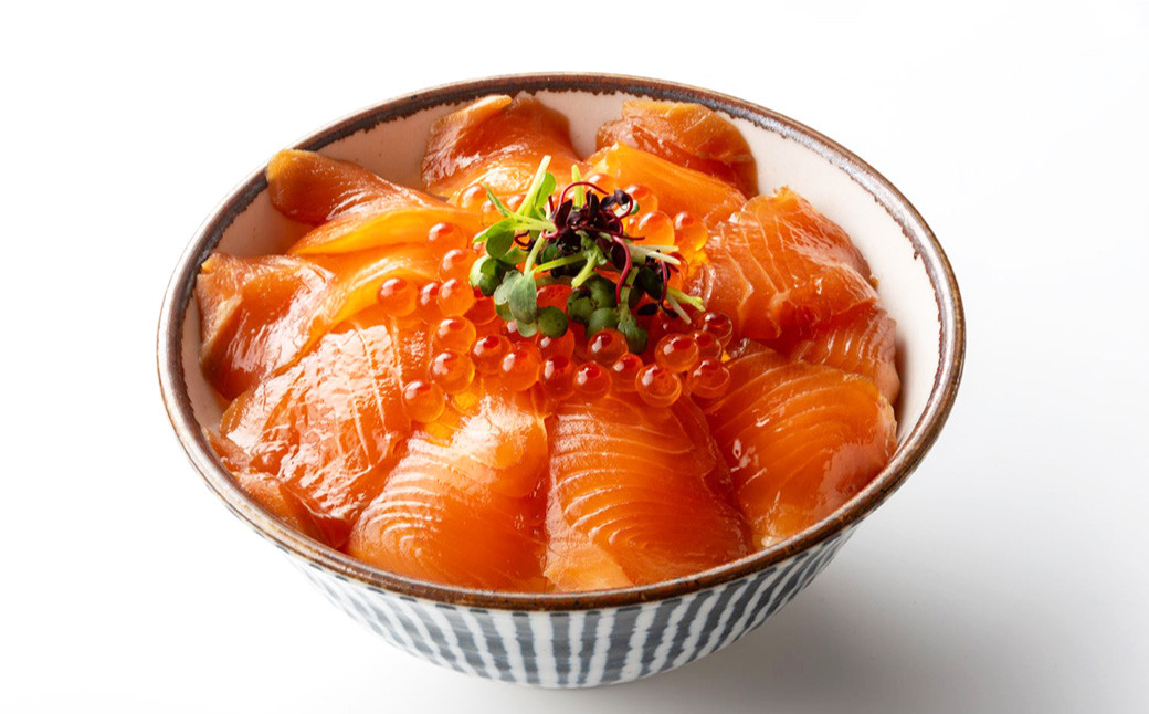 高知の海鮮丼の素 「サーモンの漬け」 約80g×5パック