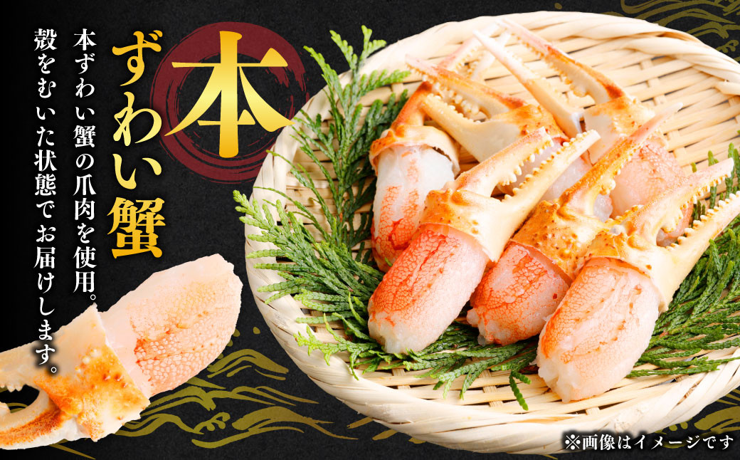 本ズワイ蟹  カニ 生爪セット 400g 海鮮 カニ かに 蟹 ずわい蟹 爪 ズワイガニ ポーション むき身