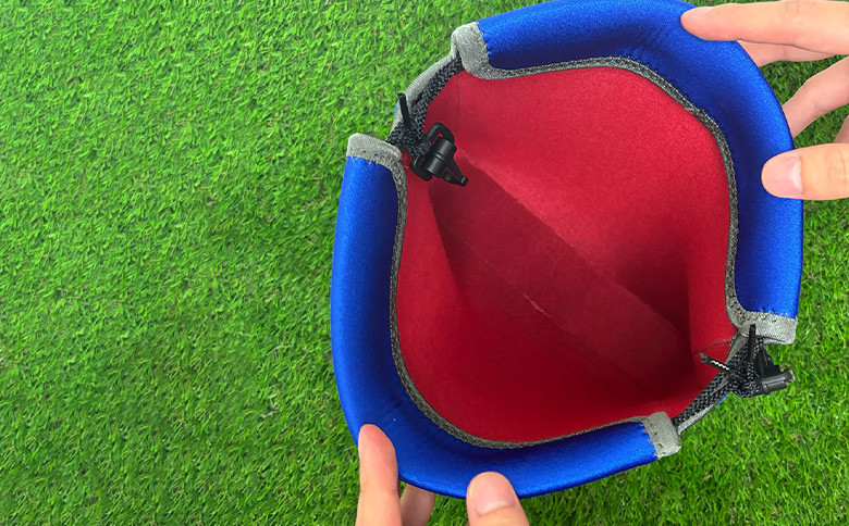 【G01】ヘッドカバー　ロイヤルブルー（アイアン用）