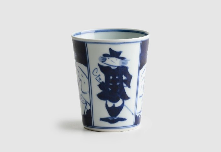 ミルクカップ(四方異人)