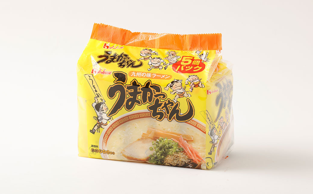 九州の味 豚骨ラーメン うまかっちゃん 20食セット(5食×4袋) 岡垣町 ラーメン 拉麺 麺 豚骨 とんこつ 即席ラーメン