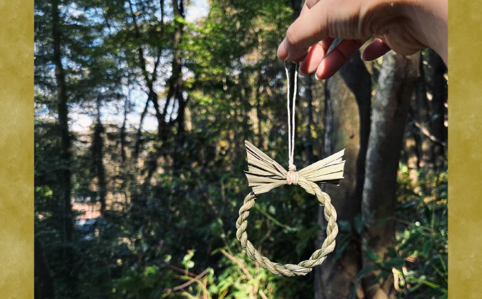 真菰 マコモ まこも ストラップ 魔除け しめ縄 島根 松江 おすすめ 人気