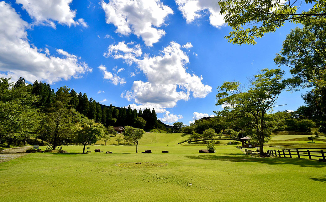 【ゆのまえグリーンパレスキャンプ場】オリジナルグッズ付 1泊ペア宿泊券