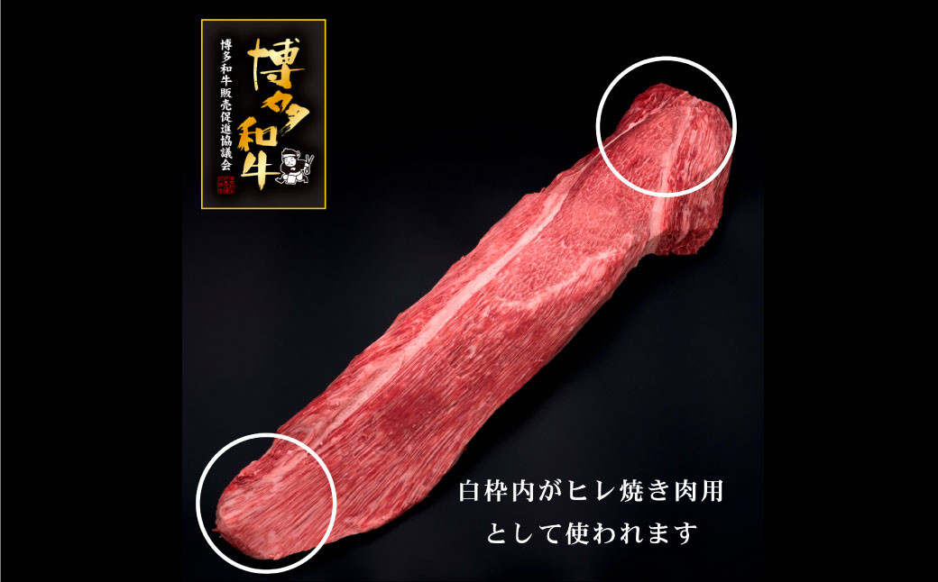 【3ヶ月定期便】【訳あり】博多和牛ヒレ焼肉 約600g×1パック 合計1.8kg 訳あり ヒレ 