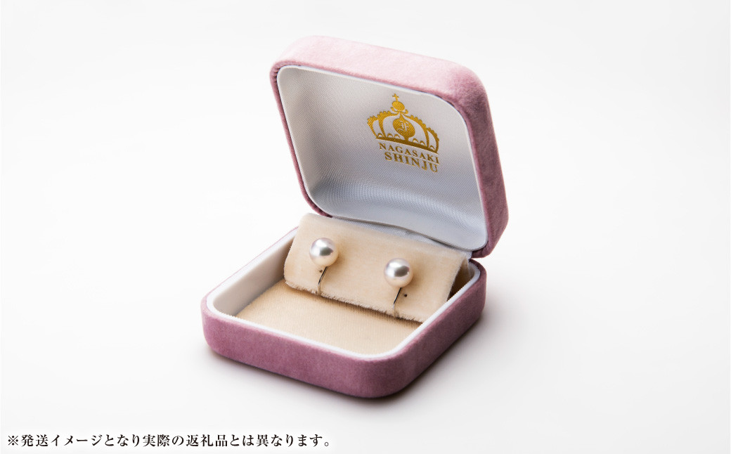 《アコヤ真珠》WG-8.5mm フォーマル パール イヤリング【PREMIUM】