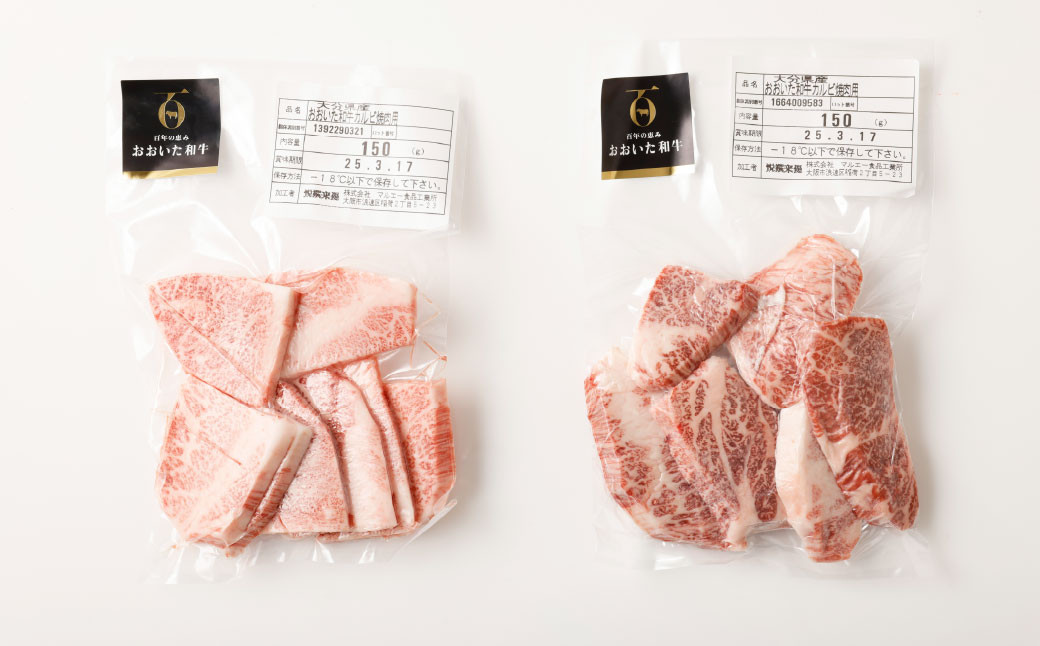 【黒毛和牛】 おおいた和牛/カルビ&赤身 焼肉食べ比べセット
