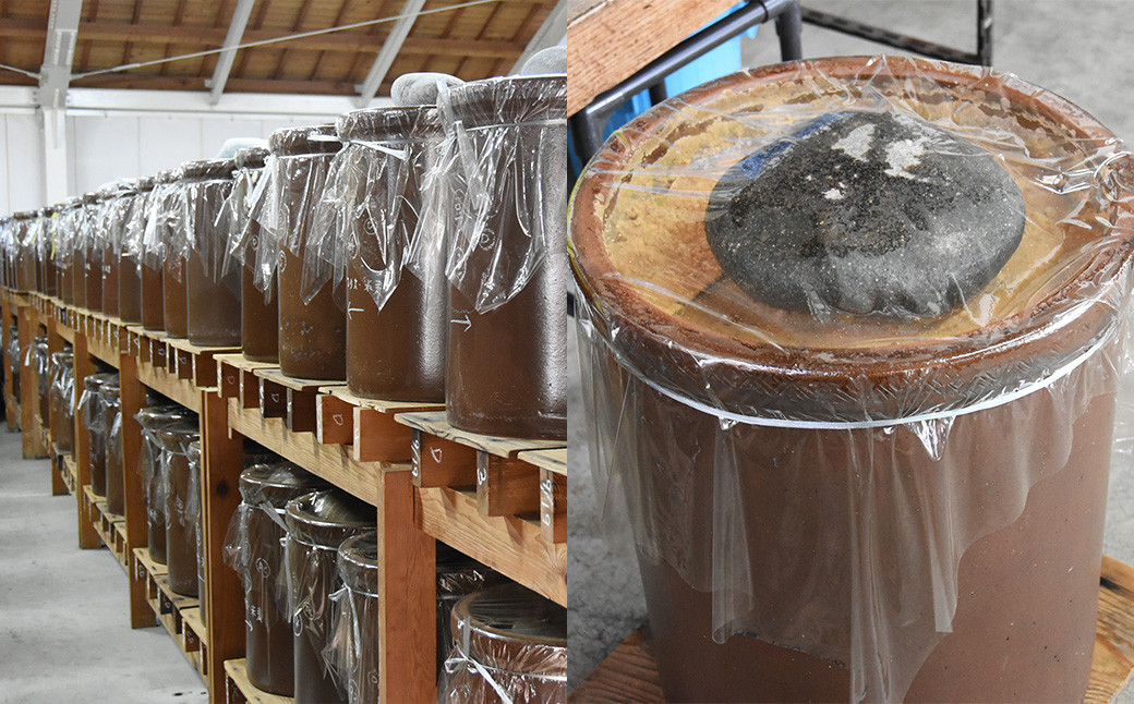 蔵元直送 手造りみそのセット(豆みそ・米糀みそ(甘口) 各1kg)計2kg