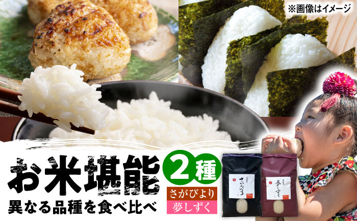 【特A評価獲得】武雄市産　さがびより・夢しずく 2種食べ比べ 10kg（5kg×2種）/株式会社 y’s company（uts