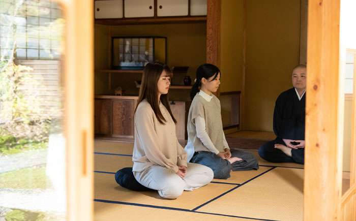坐禅 座禅 体験 出雲旅 出雲 庭園 お茶 茶道 リトリート ととのえる 日帰 