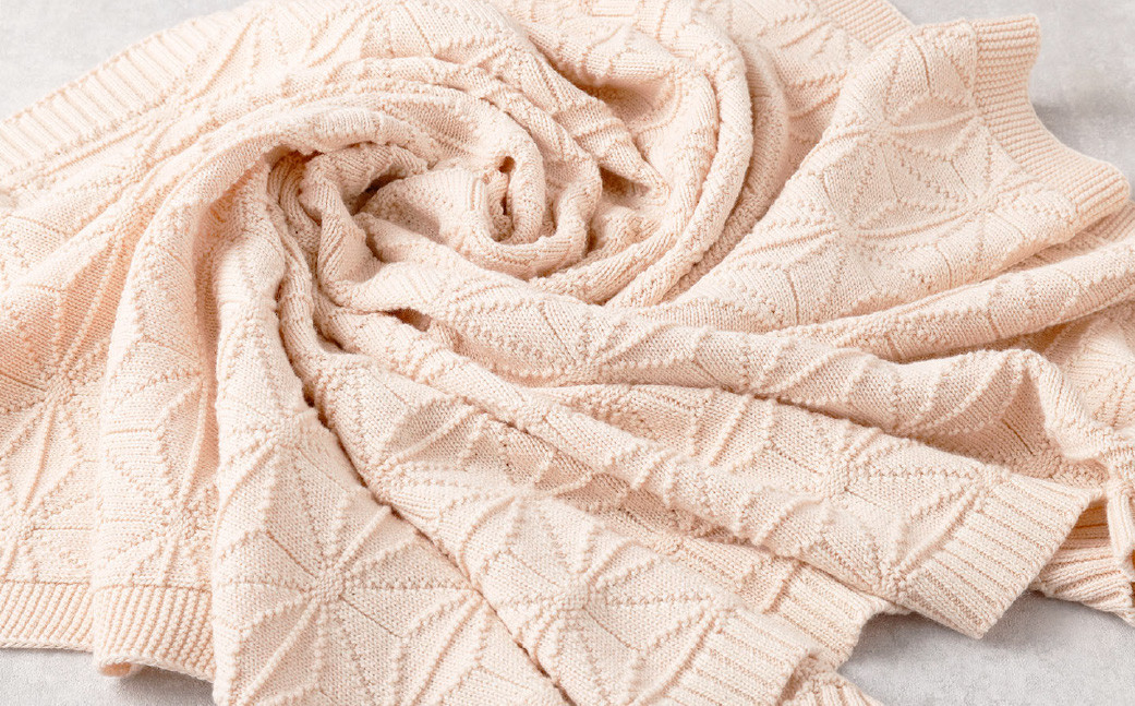 麻の葉アフガン【入金確認後7営業日程度で発送】【ギフト対応】