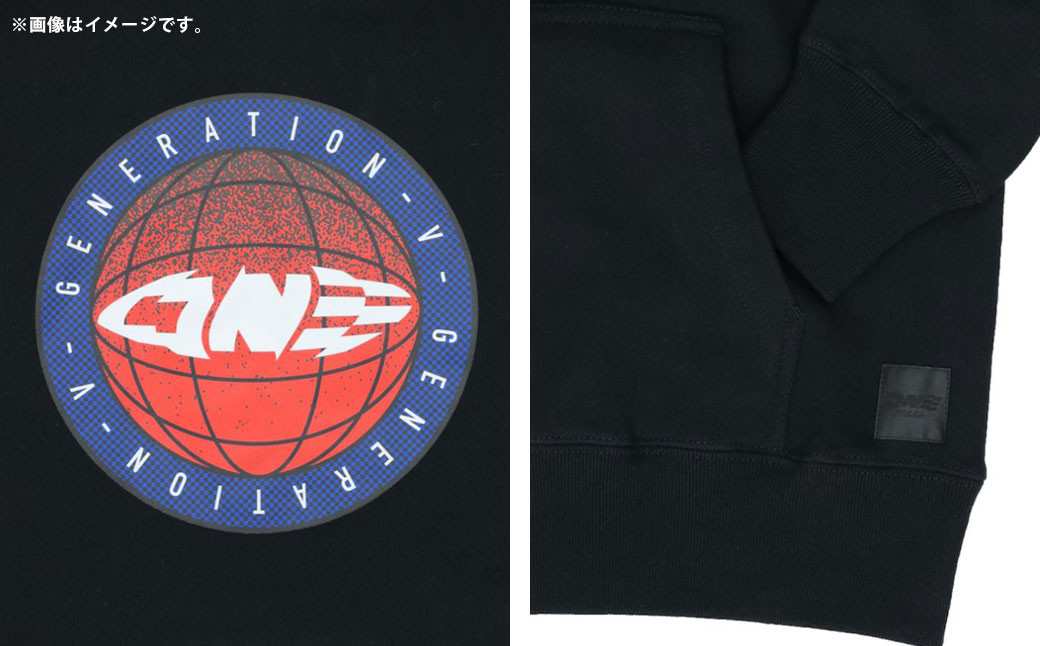 【長崎ヴェルカ】 ONE V-GENERATION フーディ （黒／size：XL）