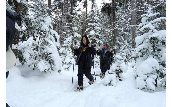北海道旅行 体験 アウトドア スノーシュー カフェ 雪遊び 旅行 オンネトー