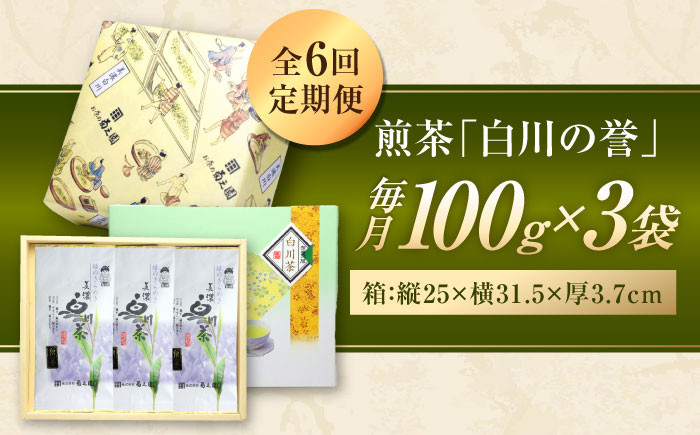 定期便 本格 高級茶セット 化粧箱入り お茶 煎茶 白川茶 茶葉 ギフト 白川町