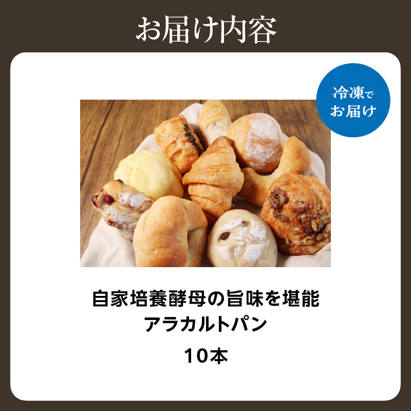 【母の日ギフト】自家培養酵母で焼く店主厳選のアラカルトパン10点セット！ ≪5月10日お届け≫