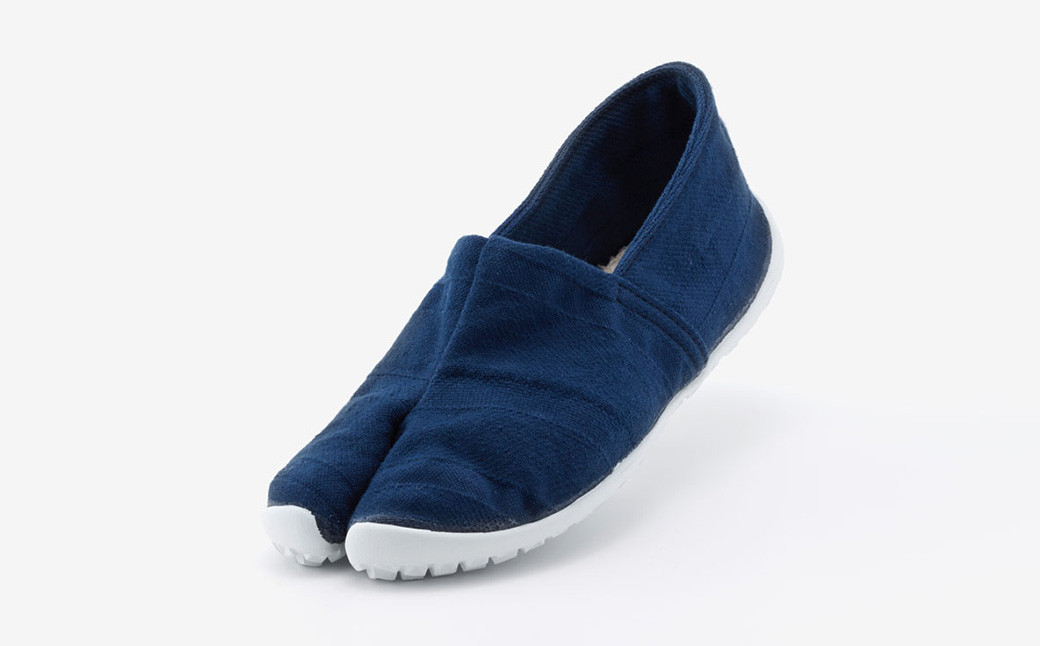 足袋型シューズ『たびりら』カラー：凪【25.0cm】