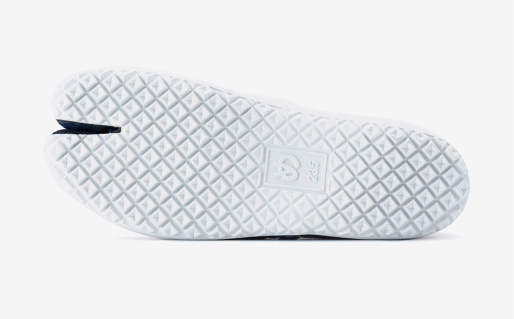 足袋型シューズ『たびりら』カラー：凪【24.5cm】