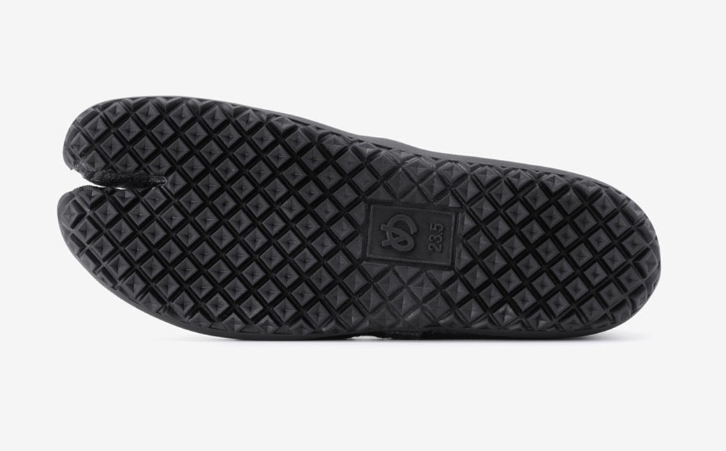  足袋型シューズ『たびりら』カラー：烏城【全12サイズ】