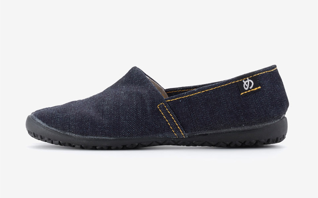 足袋型シューズ『たびりら』カラー：デニム【25.5cm】