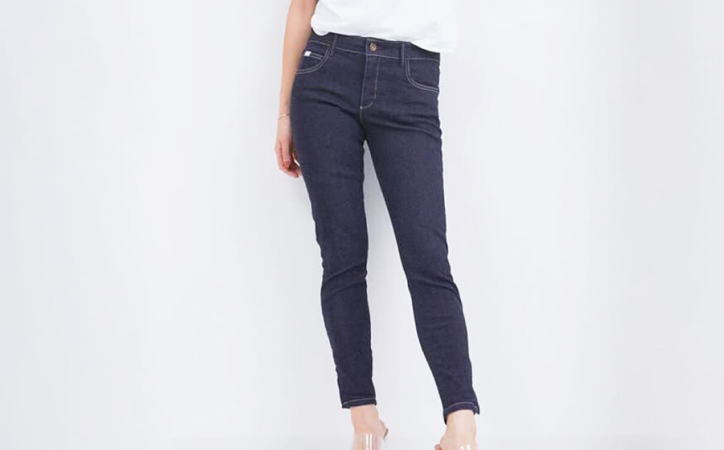【SIZE:0】T-ASSACレディースジーンズ「SKINNY/INDIGO」（スキニー）