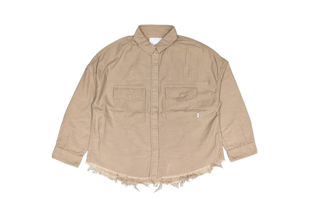 【SIZE:FREE】T-ASSACレディースミリタリーシャツ「MILITARY SH ／ BEIGE」