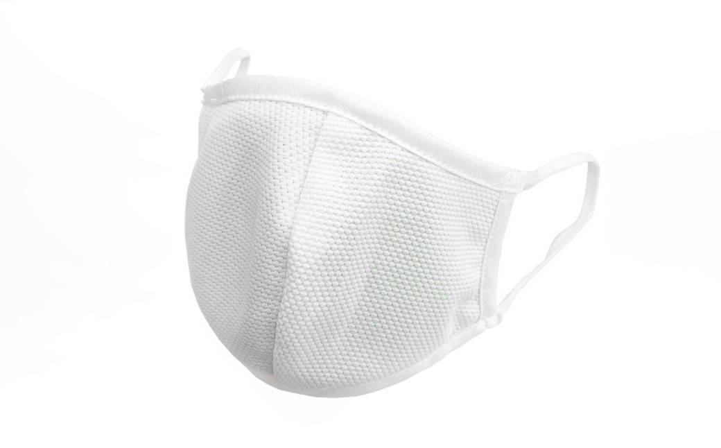 夏用ハイブリッドマスク1枚と抗ウイルスシート10枚【白】全3サイズ