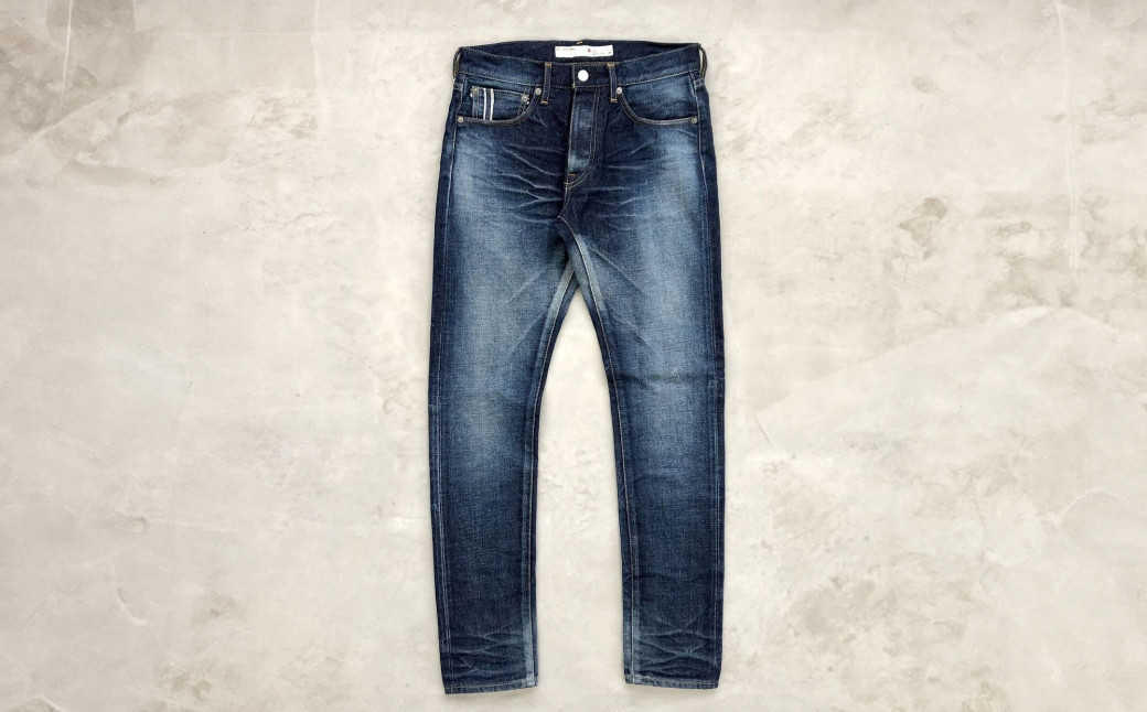 【岡山デニム】立体加工3Dジーンズ［スリムテーパード］／30インチ