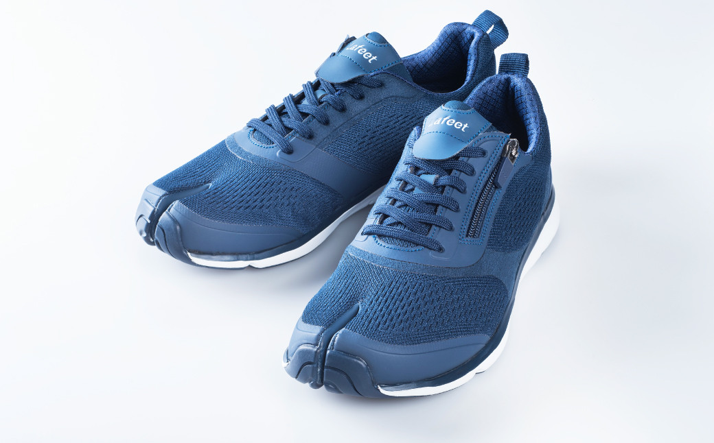 足袋シューズ「Lafeet」VL07・ネイビー【24.0cm】