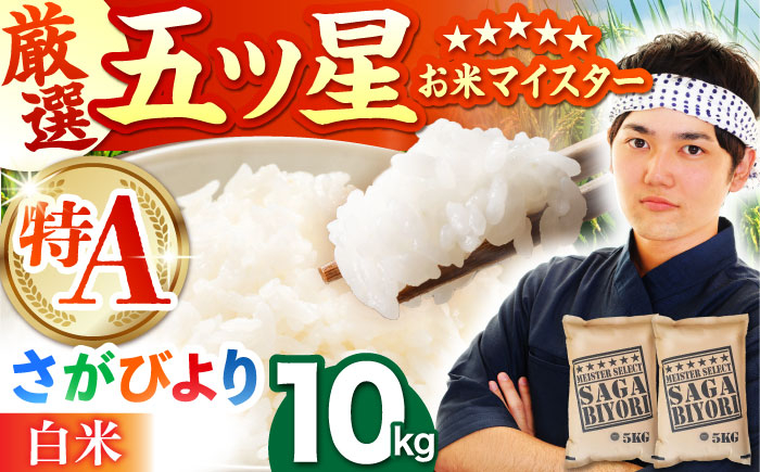 さがびより 白米 10kg ( 5kg×2袋 ) 【五つ星お米マイスター厳選】 [HBL004]