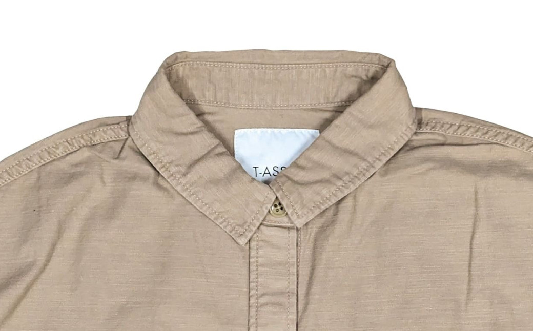 【SIZE:FREE】T-ASSACレディースミリタリーシャツ「MILITARY SH ／ BEIGE」
