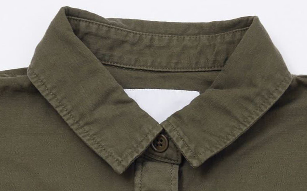 【SIZE:FREE】T-ASSACレディースミリタリーシャツ「MILITARY SH ／ OLIVE DRAB」