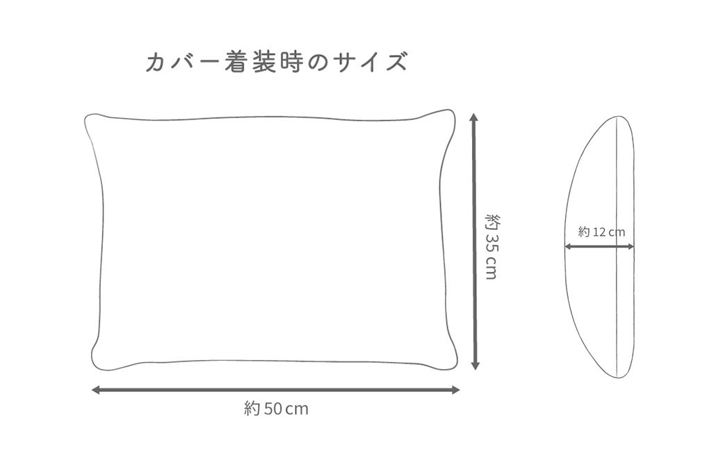 【ロハ・ベージュ】はぎもの舎　丸ごと洗える！ 枕としてもクッションとしても使える、ふわもちピロー【LLサイズ】