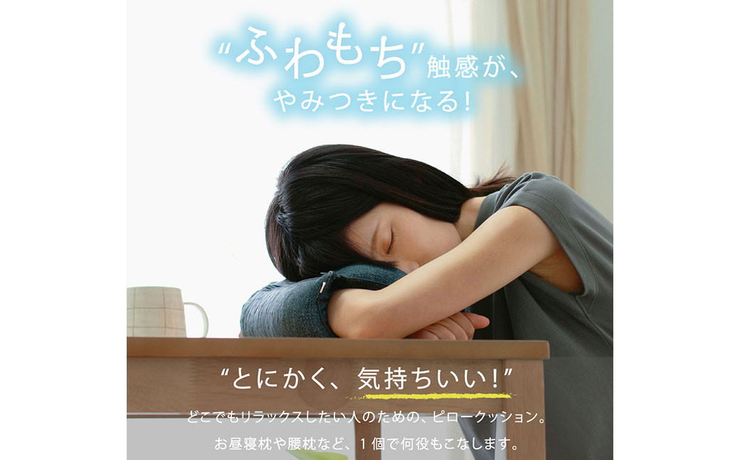 はぎもの舎 持ち運べる！ 洗えるふわもちマルチクッション