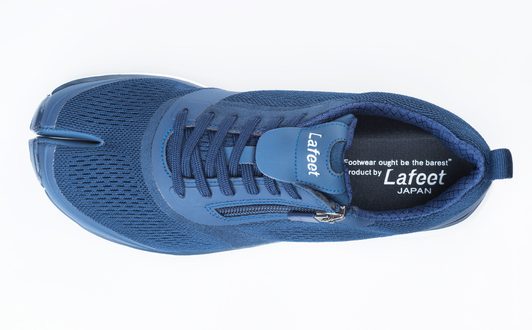 足袋シューズ「Lafeet」VL07・ネイビー【27.5cm】