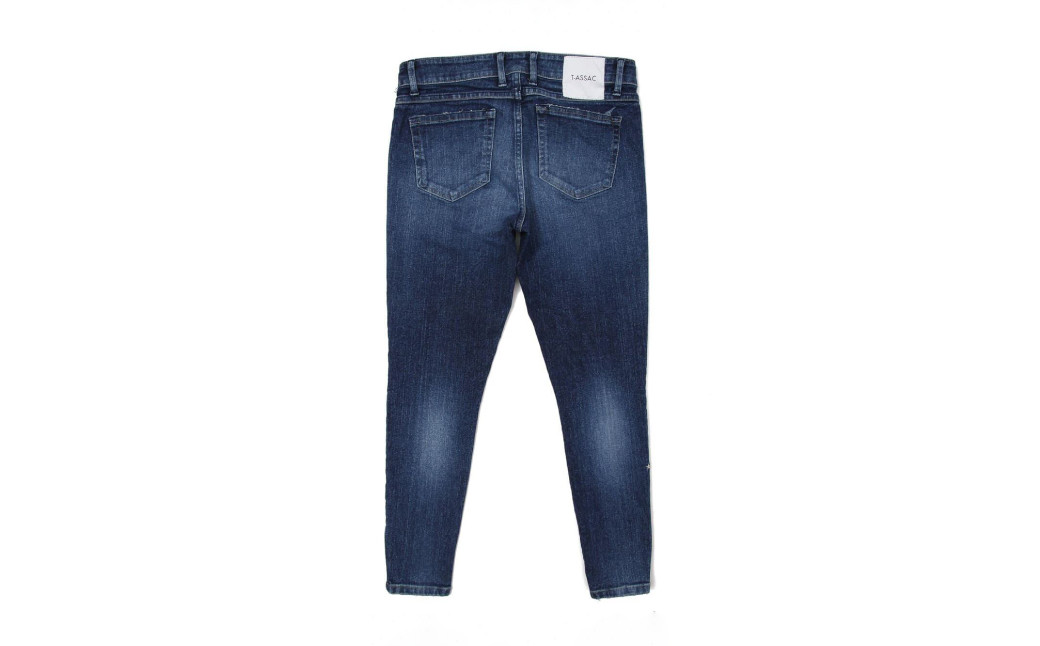【全2サイズ】T-ASSACレディースジーンズ「SKINNY/LIGHT INDIGO」（スキニー）